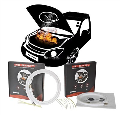 PRI-SAFETY Sistema antincendio automatico a tubi per la protezione antincendi...